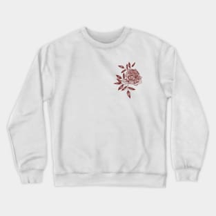 Red Rose Crewneck Sweatshirt